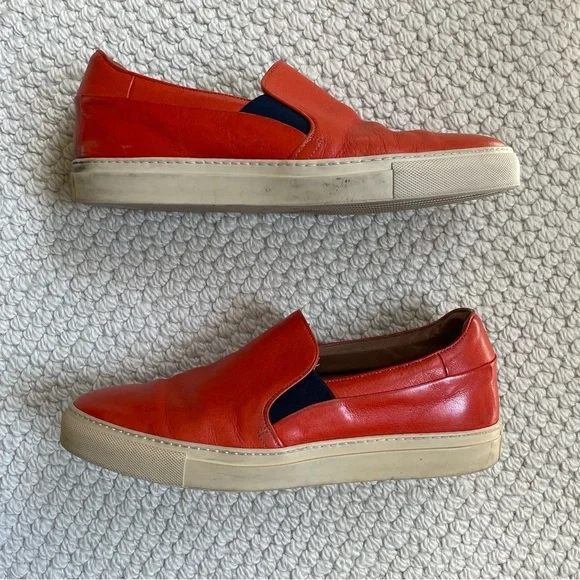 Paul Smith Red Leather Loafers - Picture 3 of 12